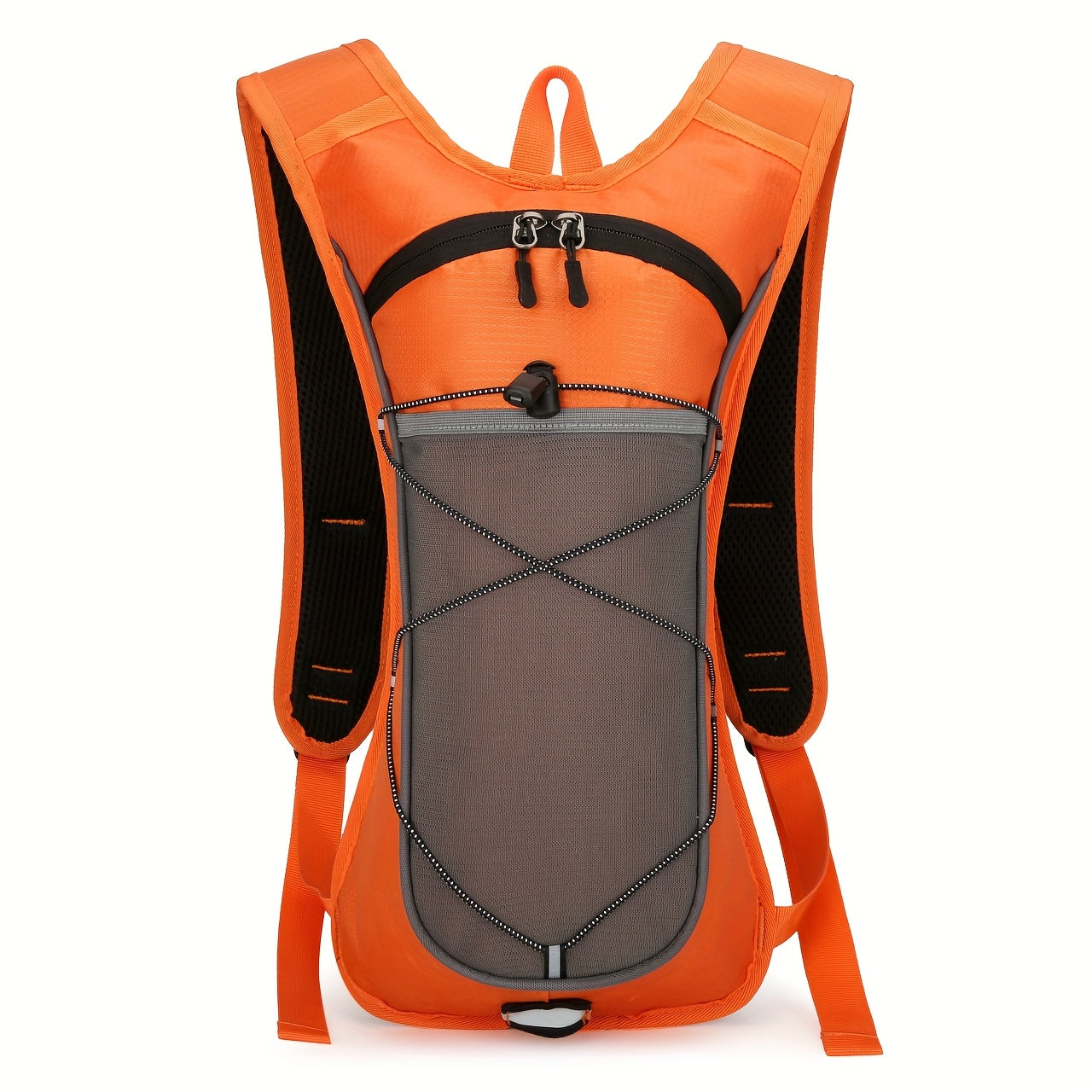 Lightweight Sports Daypack – Nylon Shell, Zipper Closure (Cycling/Running)