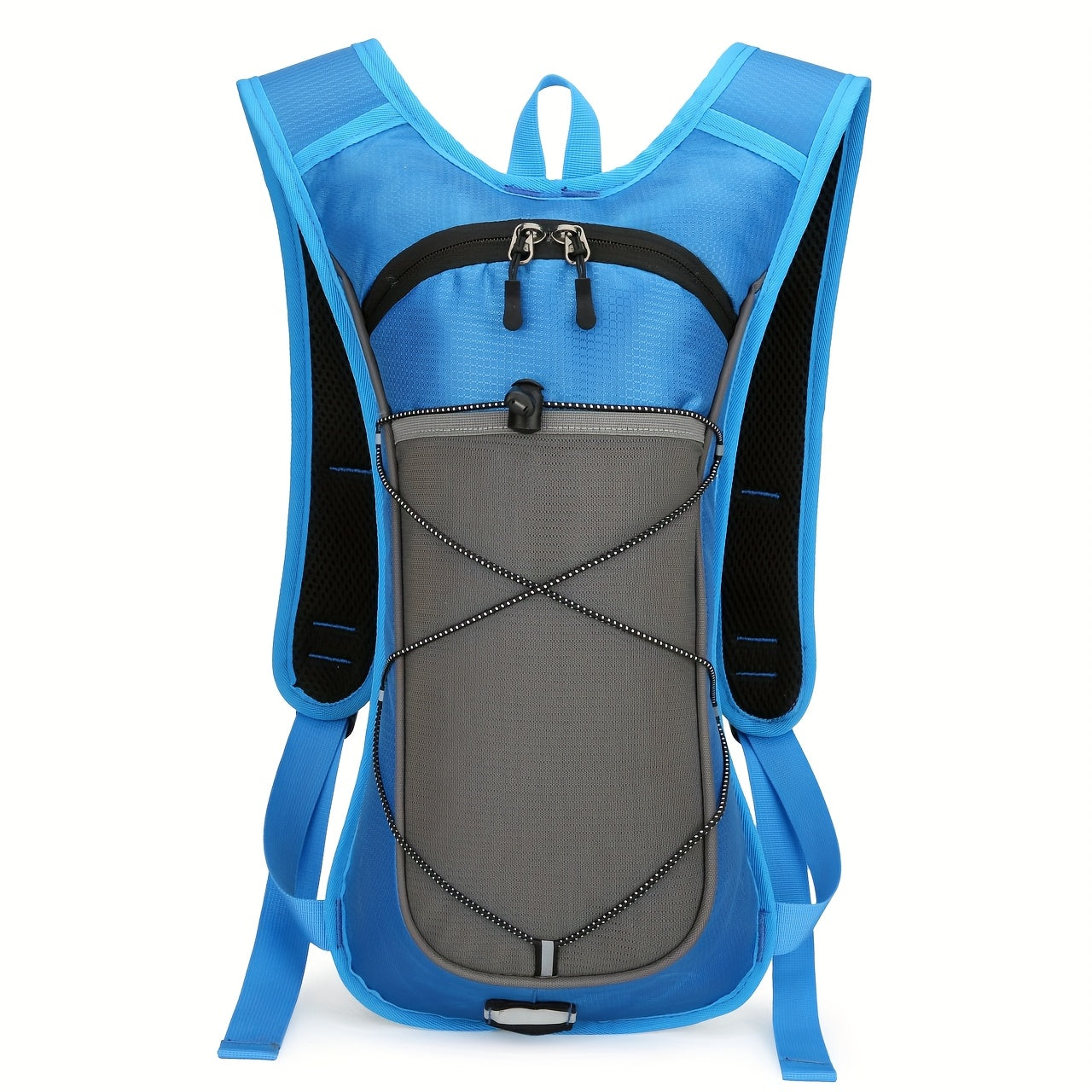 Lightweight Sports Daypack – Nylon Shell, Zipper Closure (Cycling/Running)