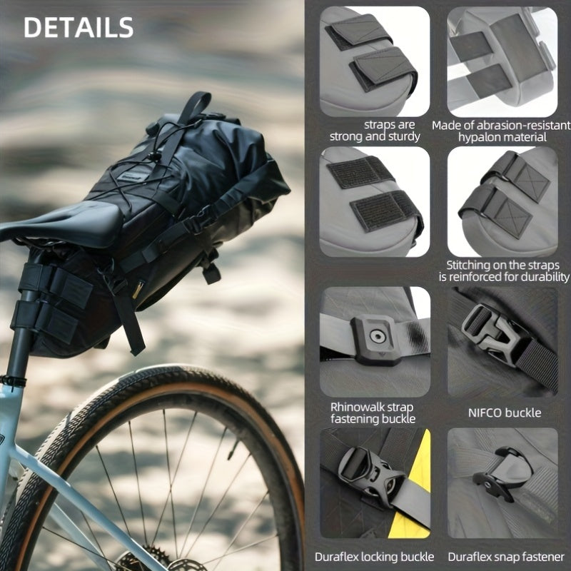 Harness Seat Pack – PVC Saddle System with Dry Bag