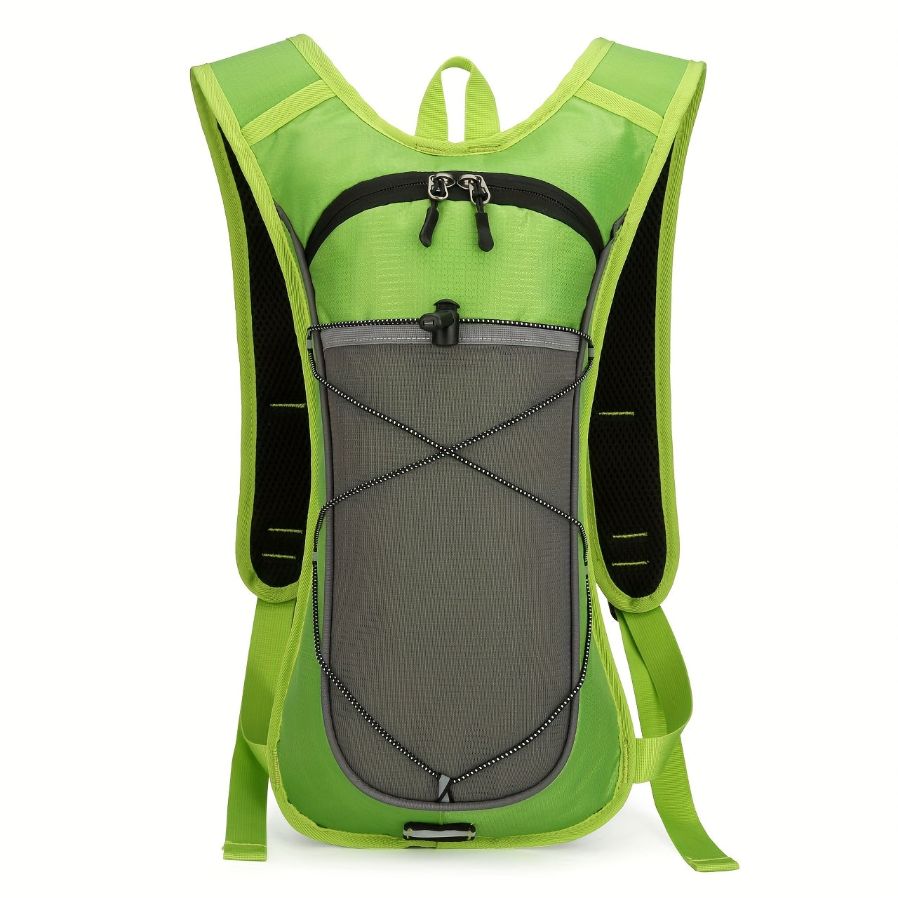 Lightweight Sports Daypack – Nylon Shell, Zipper Closure (Cycling/Running)