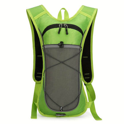 Lightweight Sports Daypack – Nylon Shell, Zipper Closure (Cycling/Running)