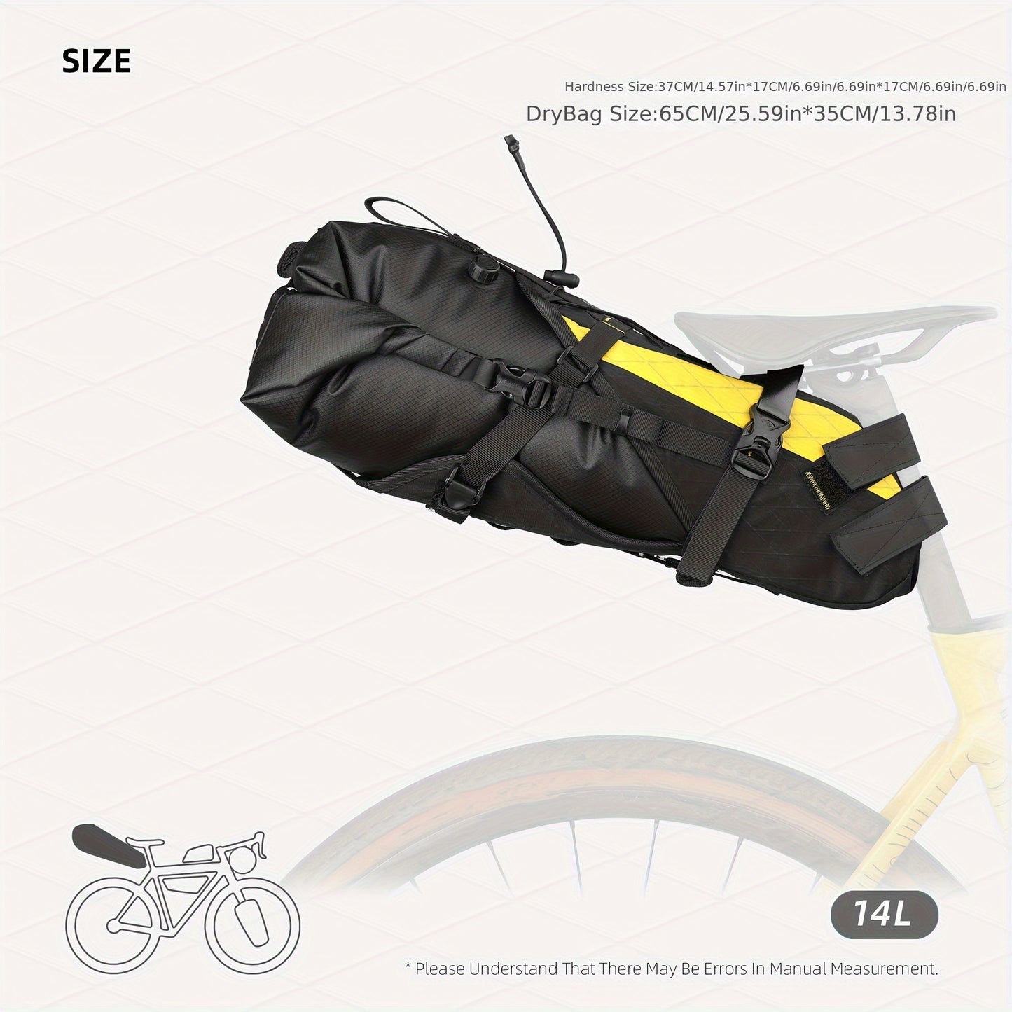 Harness Seat Pack – PVC Saddle System with Dry Bag