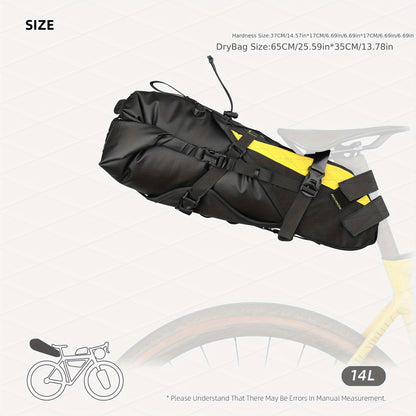 Harness Seat Pack – PVC Saddle System with Dry Bag