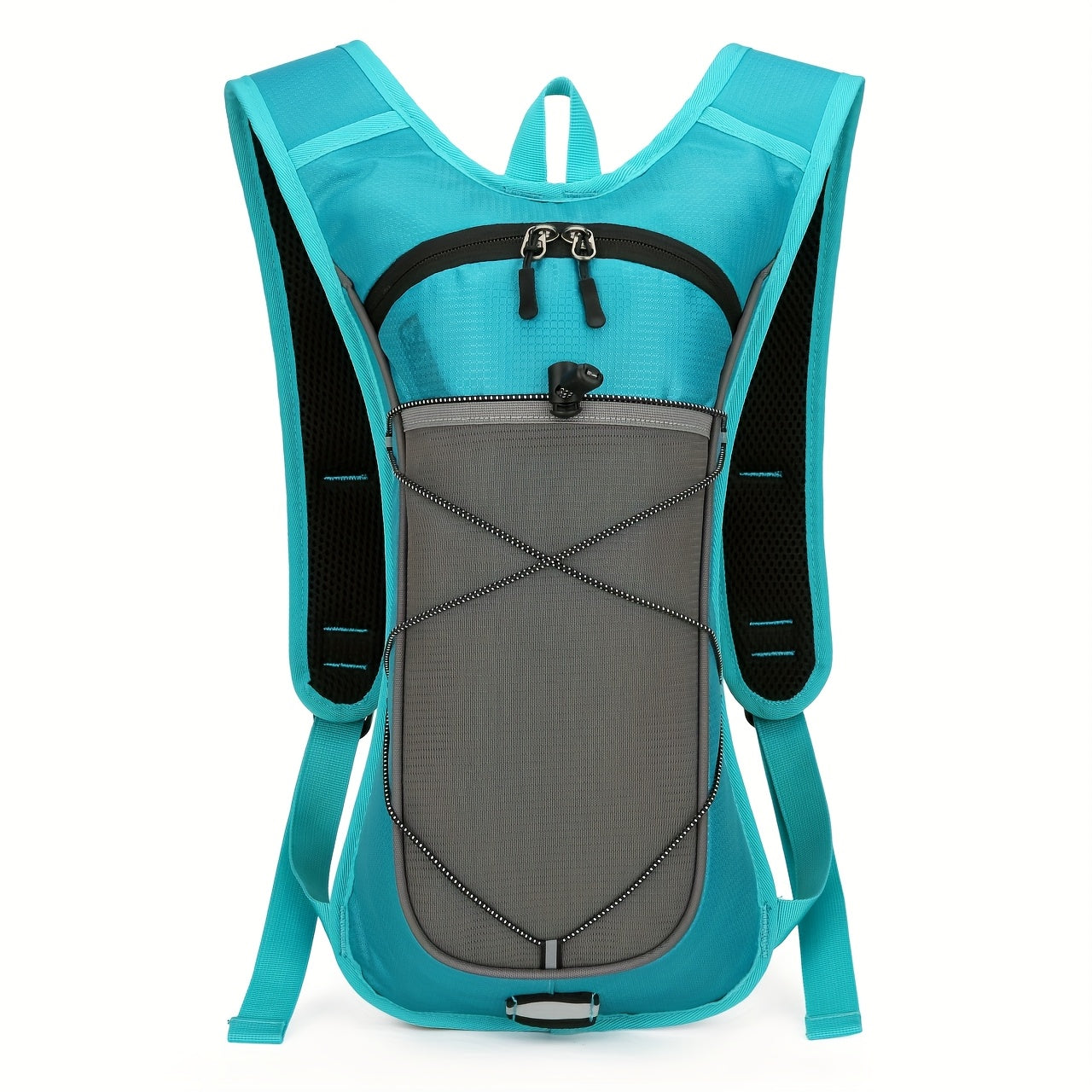 Lightweight Sports Daypack – Nylon Shell, Zipper Closure (Cycling/Running)
