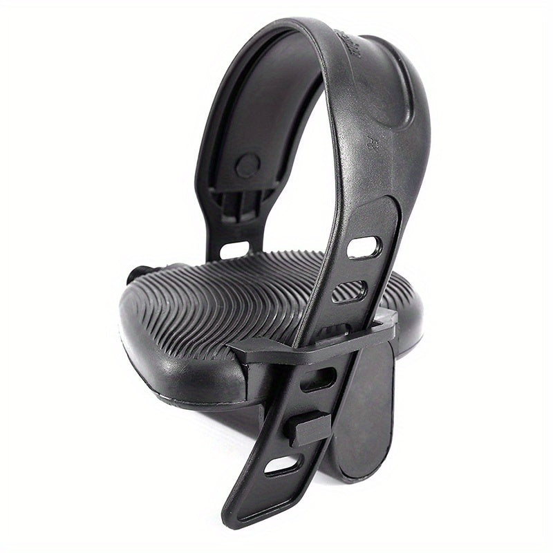 Exercise Bike Pedals with Adjustable Straps - Black