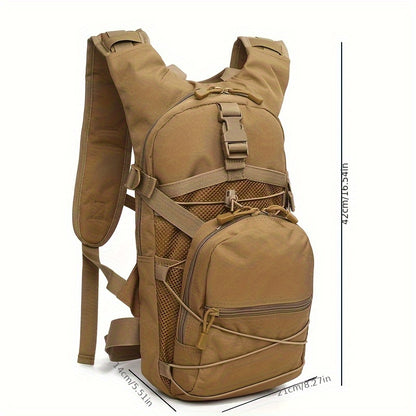 Hydration Backpack – Soft-Shell Nylon, Up to 20 L, Black (Cycling/Hiking)