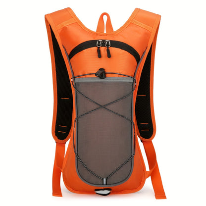 Lightweight Sports Daypack – Nylon Shell, Zipper Closure (Cycling/Running)