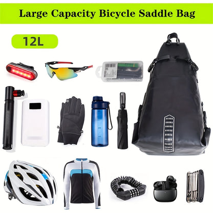 Seat Pack – 12 L Roll-Top Saddle Bag