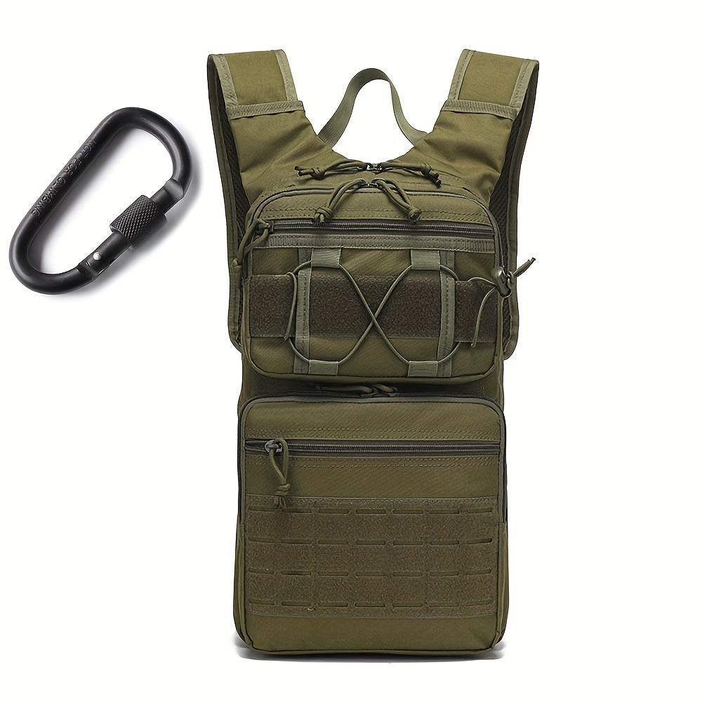 Hydration Backpack – Soft-Shell Nylon, Black (Cycling/Hiking)