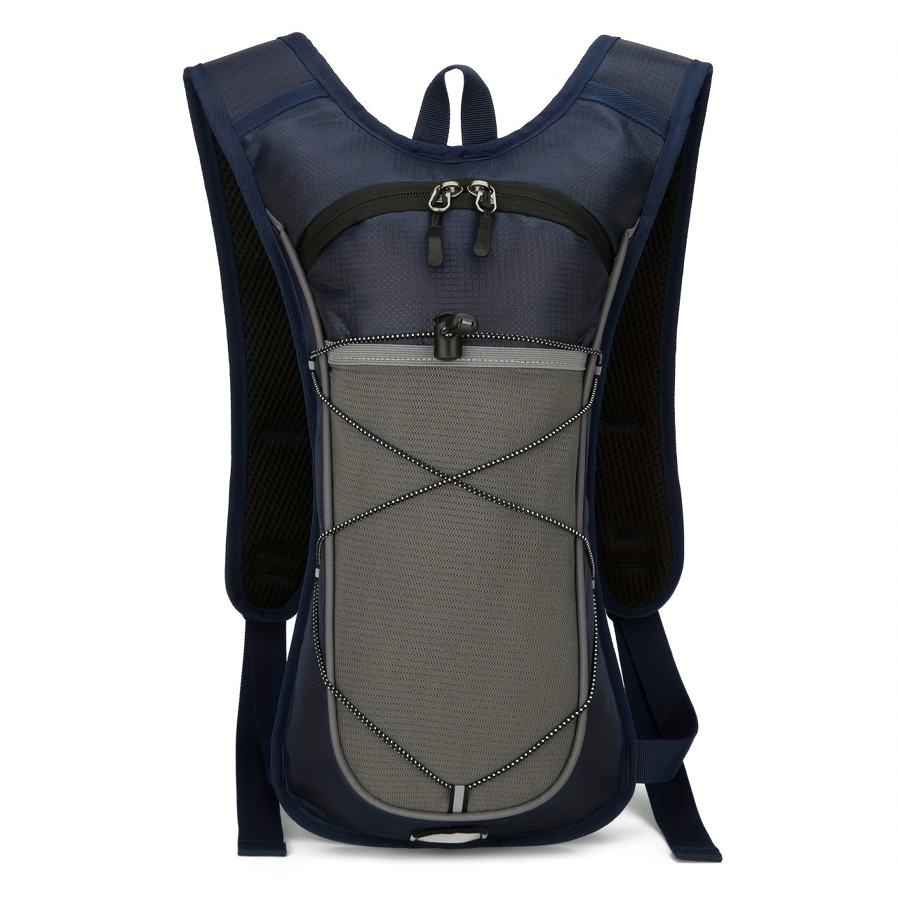 Lightweight Sports Daypack – Nylon Shell, Zipper Closure (Cycling/Running)