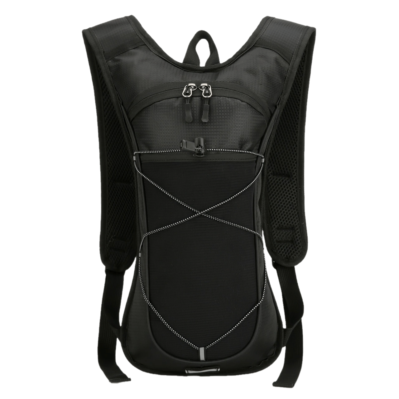 Lightweight Sports Daypack – Nylon Shell, Zipper Closure (Cycling/Running)