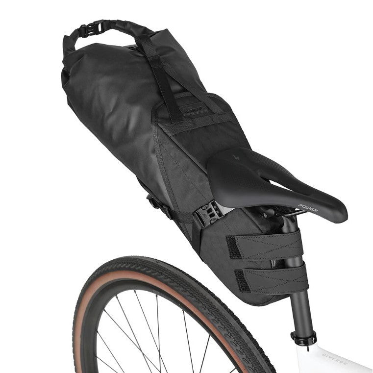 14L Bike Saddle Bag - Roll-Top Seat Pack - Polyester
