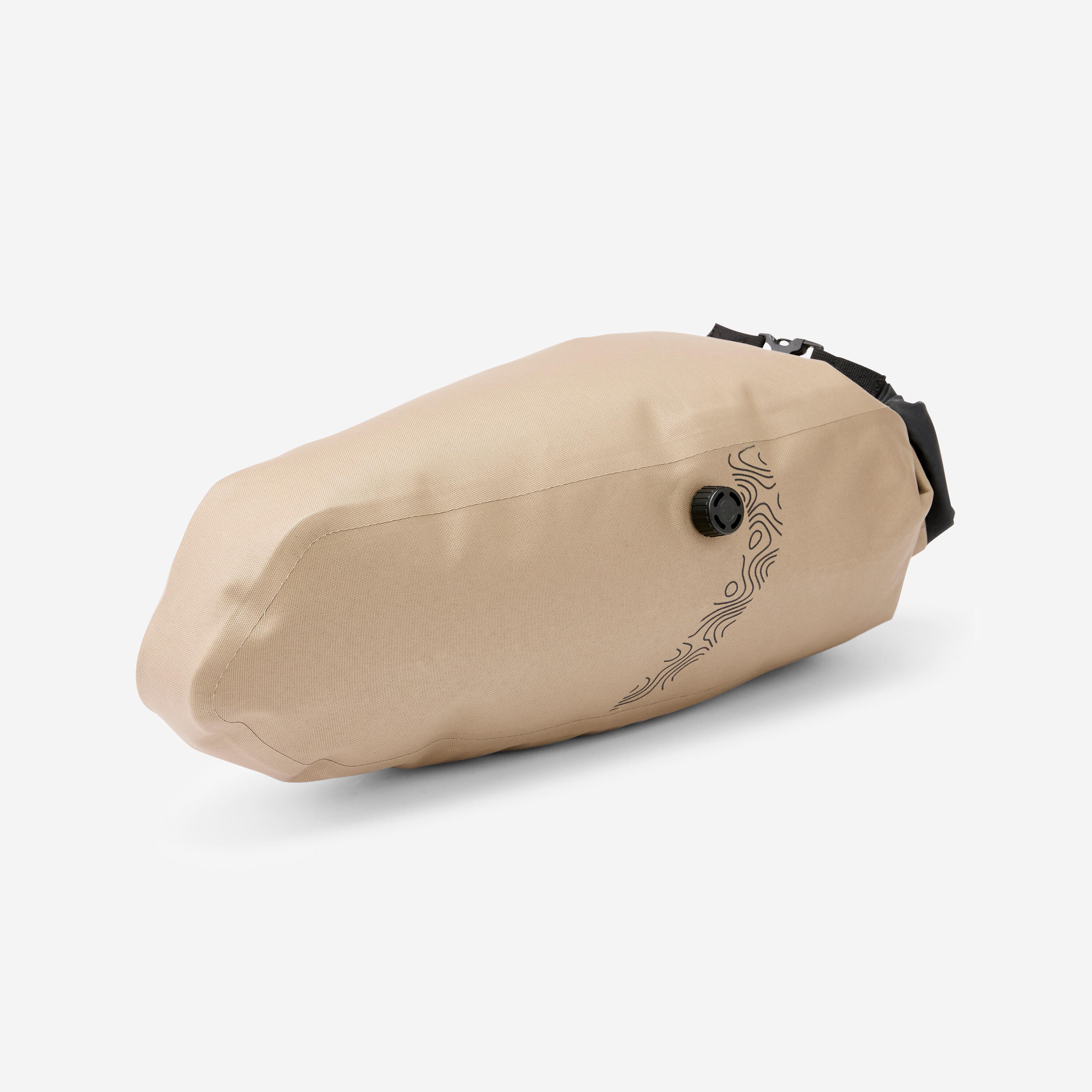 6-15L Saddle Dry Bag - Roll-Top with Air Valve - Polyester