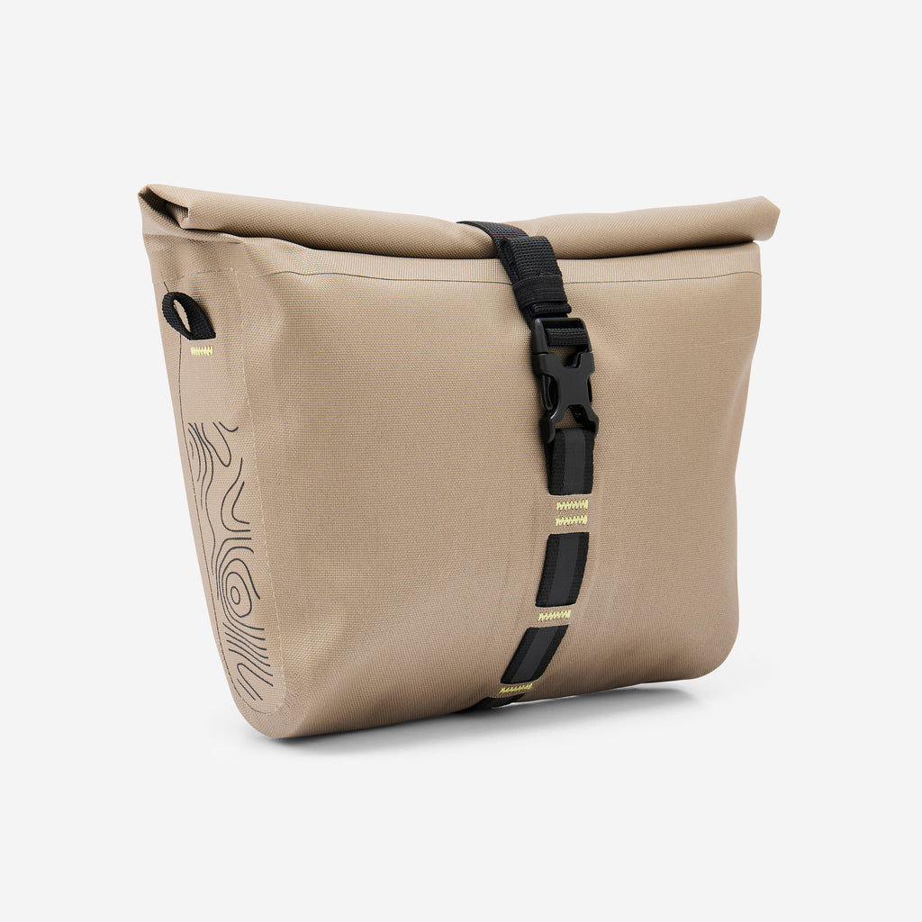 3.5L Handlebar Dry Bag - Roll-Top with Inner Pockets - Polyester