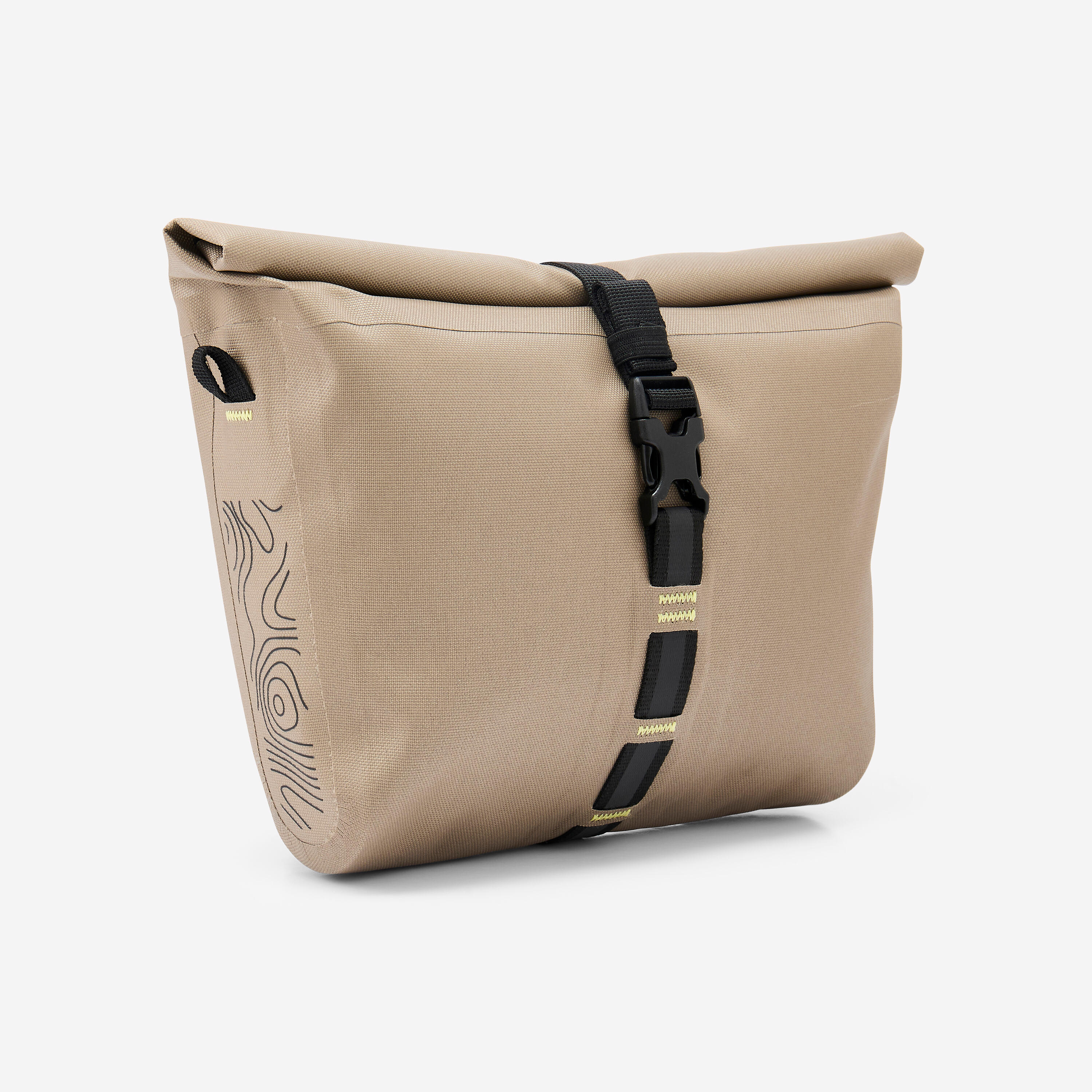 3.5L Handlebar Dry Bag - Roll-Top with Inner Pockets - Polyester