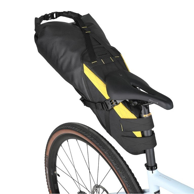 14L Bike Saddle Bag - Roll-Top Seat Pack - Polyester