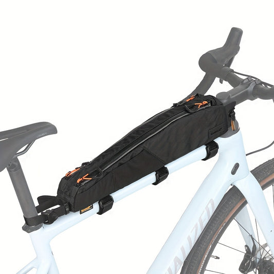 Top Tube Frame Bag – 2.1 L, Extra-Long, Black