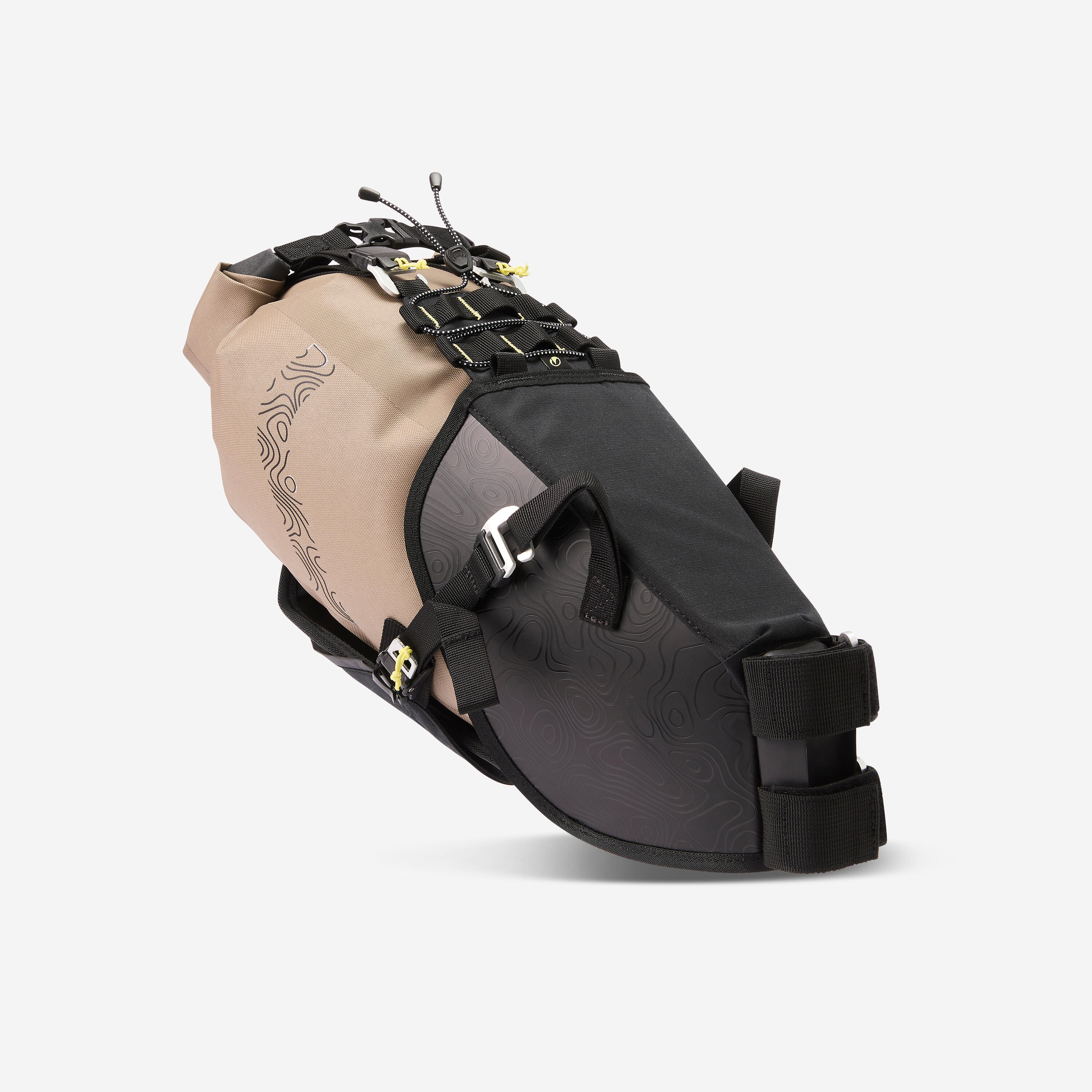 6-15L Saddle Dry Bag - Roll-Top with Air Valve - Polyester