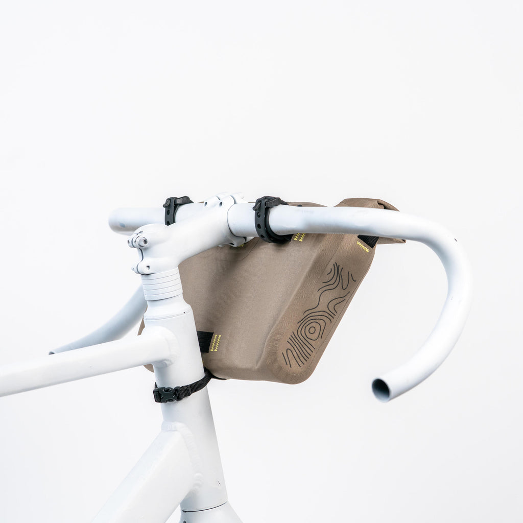 3.5L Handlebar Dry Bag - Roll-Top with Inner Pockets - Polyester