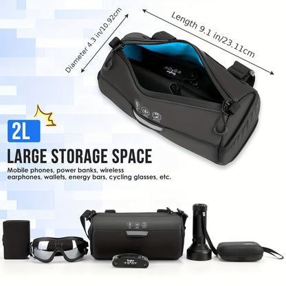 Handlebar Bag – 2 L, Strap Mount (Bike)
