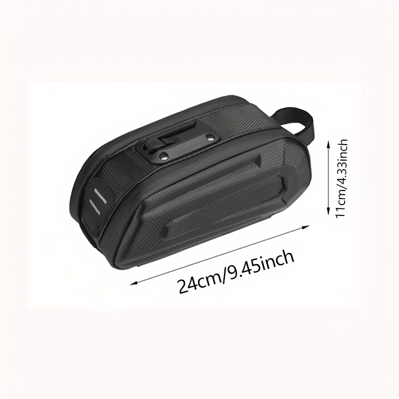 Saddle Bag – EVA Hardshell, Quick-Mount Bracket (Bike)