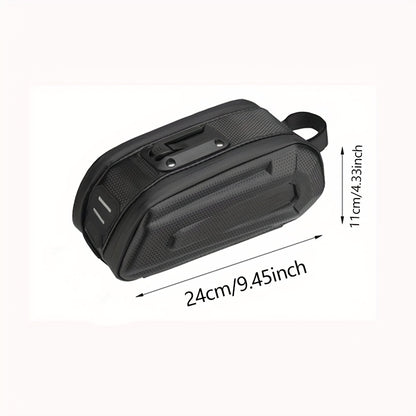 Saddle Bag – EVA Hardshell, Quick-Mount Bracket (Bike)
