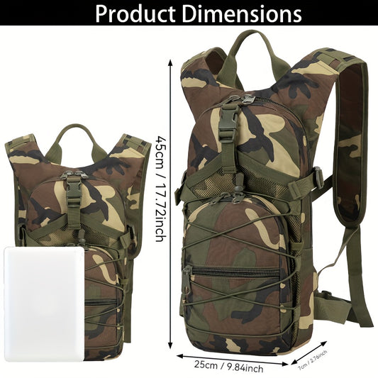 Hydration Daypack – MOLLE-Compatible, Lightweight Polyester