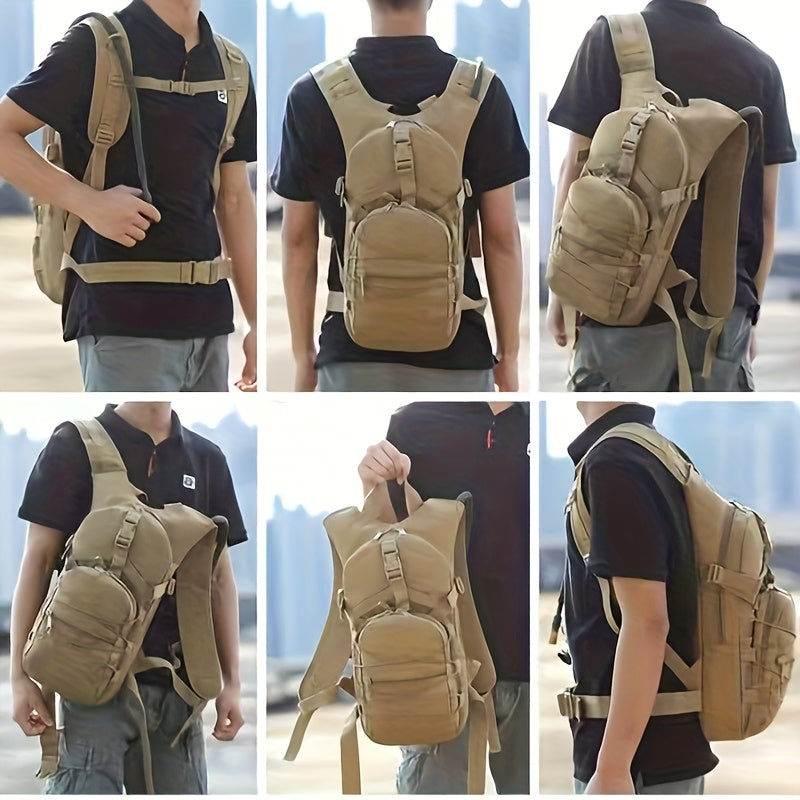 Hydration Backpack – Soft-Shell Nylon, Up to 20 L, Black (Cycling/Hiking)